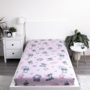 Disney Lilo and Stitch Pink Fitted sheet 90x200 cm
