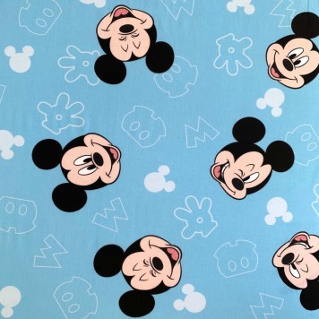 Disney Mickey  fitted sheet 90x200 cm