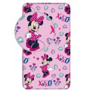 Disney Minnie  XoXo fitted sheet 90x200 cm