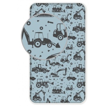 Construction Construction, fitted sheet 90x200 cm