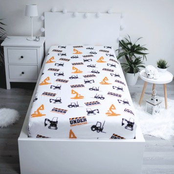 Construction Construction, fitted sheet 90x200 cm