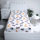 Construction Construction, fitted sheet 90x200 cm