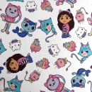 Gabby's Dollhouse Cats fitted sheet 90x200 cm