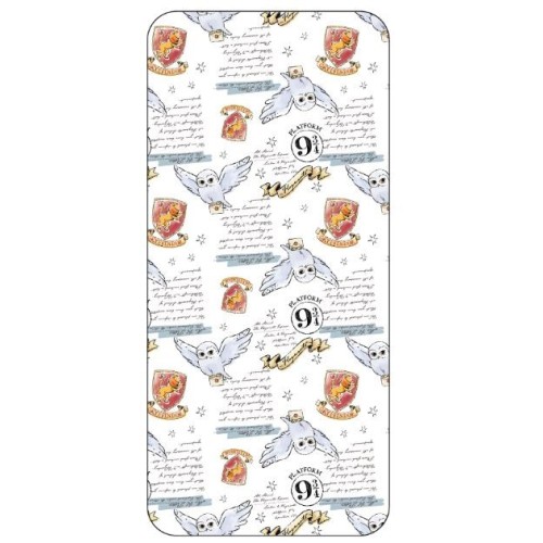 Harry Potter Letter Fitted Sheet 90x200 cm