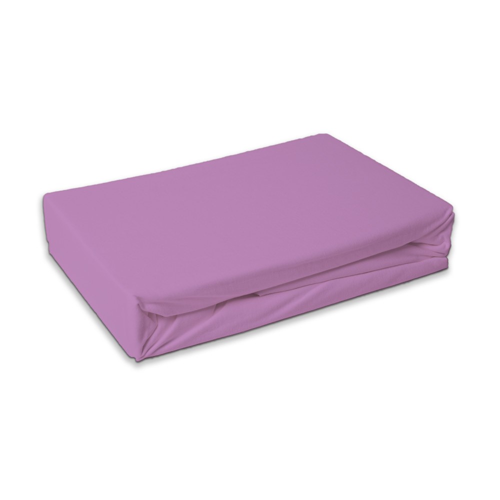 Colour Purple Orchid Purple Terry Fitted Sheet 180x200 cm