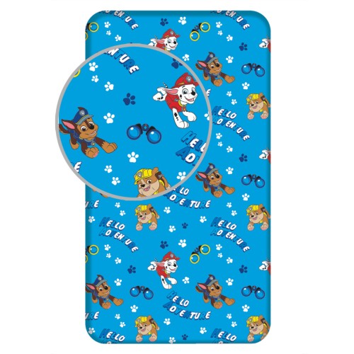 Paw Patrol Hello Adventure fitted sheet 90x200 cm
