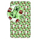 Minecraft Explosion King fitted sheet 90x200 cm