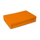 Colour Orange, Orange fitted sheet 160x200 cm