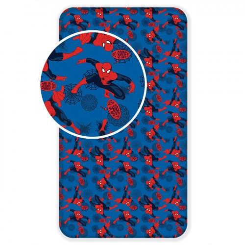 Spiderman fitted sheet 90x200 cm