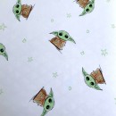 Star Wars Baby Yoda fitted sheet 90x200 cm