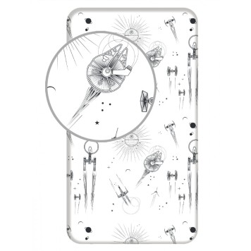Star Wars Death Star fitted sheet 90x200 cm