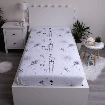 Star Wars Death Star fitted sheet 90x200 cm
