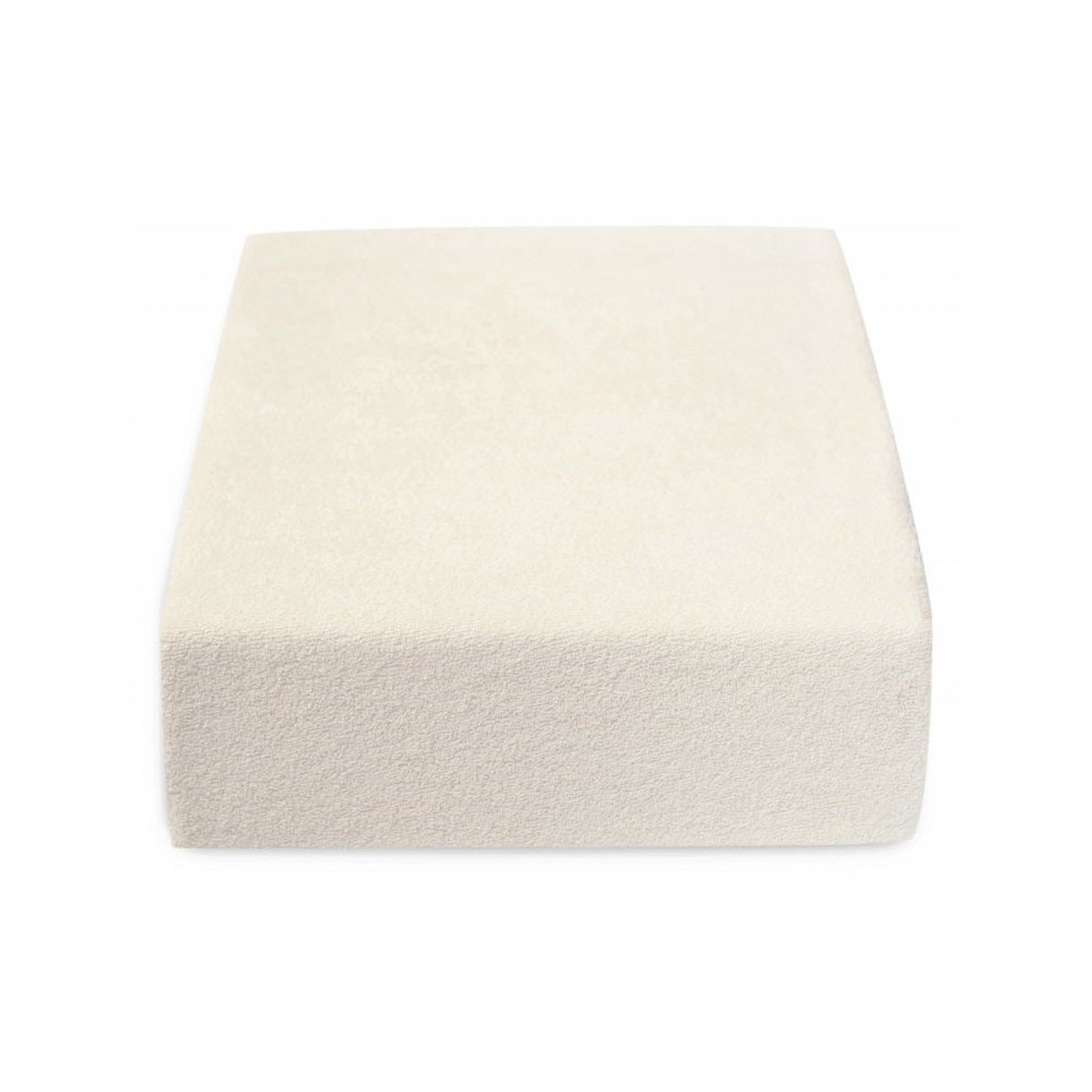 Colour Ecru, Terry Fitted Sheet 60x120 cm
