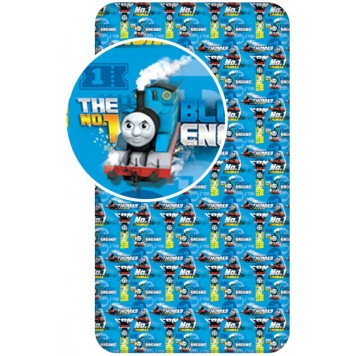 Thomas and Friends Blue Engine Fitted Sheet 90x200 cm