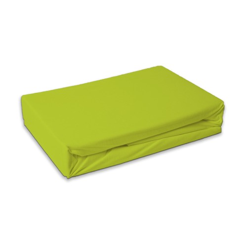 Colour Green Apple terry elastic sheet 180x200 cm