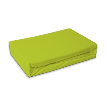 Colour Green Apple terry elastic sheet 180x200 cm