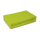 Colour Green Apple terry elastic sheet 180x200 cm