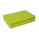 Colour Lime, Green fitted sheet 160x200 cm