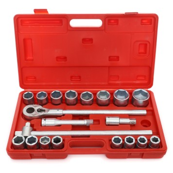 Klucze Nasadowe 3/4 Duże Nasadki KD304 SZEŚCIOKĄTNE 21EL.