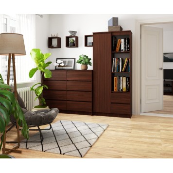 REGAŁ R11 R80 1D 2SZ CLP WENGE
