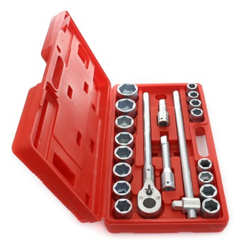 Klucze Nasadowe 3/4 Duże Nasadki KD304 SZEŚCIOKĄTNE 21EL.