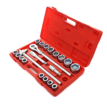 Klucze Nasadowe 3/4 Duże Nasadki KD304 SZEŚCIOKĄTNE 21EL.