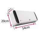 Kurtyna powietrzna 2000W Grzejnik CERAMICZNY RTGC0056 LCD