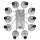 Kurtyna powietrzna 2000W Grzejnik CERAMICZNY RTGC0056 LCD
