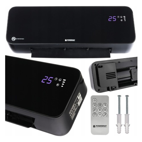 Kurtyna powietrzna Grzejnik CERAMICZNY 2000W Pilot PM-GC-3000DLS LCD