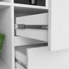 REGAŁ BIUROWY R 80 cm CLP R15 PK BIAŁY / BIAŁY POŁYSK