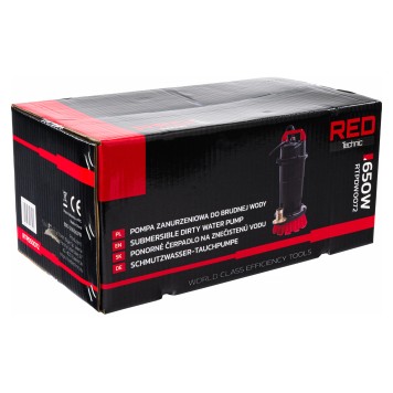 Pompa do WODY Brudnej Czystej Deszczówki 8000 l/h Ścieków 1" Zatapialna RTPDW0072