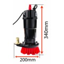 Pompa do WODY Brudnej Czystej Deszczówki 8000 l/h Ścieków 1" Zatapialna RTPDW0072