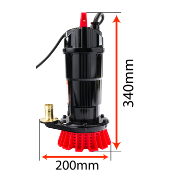 Pompa do WODY Brudnej Czystej Deszczówki 8000 l/h Ścieków 1" Pływak RTPDW0073