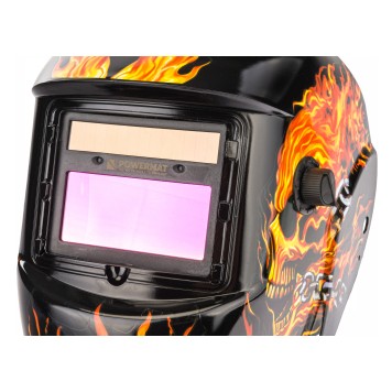 SAMOŚCIEMNIAJĄCA MASKA PRZYŁBICA SPAWALNICZA FILTR AUTOMATYCZNA LCD PM-APS-600T1