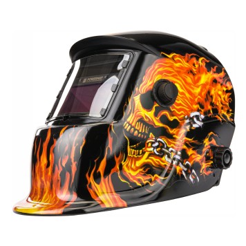 SAMOŚCIEMNIAJĄCA MASKA PRZYŁBICA SPAWALNICZA FILTR AUTOMATYCZNA LCD PM-APS-600T1