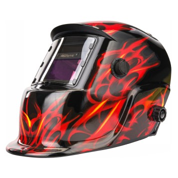 SAMOŚCIEMNIAJĄCA MASKA PRZYŁBICA SPAWALNICZA FILTR AUTOMATYCZNA RED TECHNIC RTAPS0062