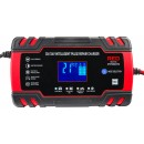 Prostownik AKUMULATOROWY Mikroprocesorowy Samochodowy 12V/24V 8A Ładowarka RTPM0079