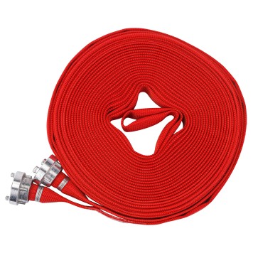 WĄŻ STRAŻACKI PARCIANY DO BRUDNEJ WODY SZAMBA SZYBKOZŁĄCZKA 1" 30M 8 BAR RTWS0066