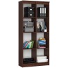 REGAŁ BIUROWY R 80 cm CLP 8 PÓŁEK WENGE