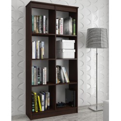 REGAŁ BIUROWY R 80 cm CLP 8 PÓŁEK WENGE
