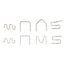 Zszywki DO ZGRZEWARKI PLASTIKU Zszywacz Zestaw 8 Typów 800szt + Etui RTZZP0087