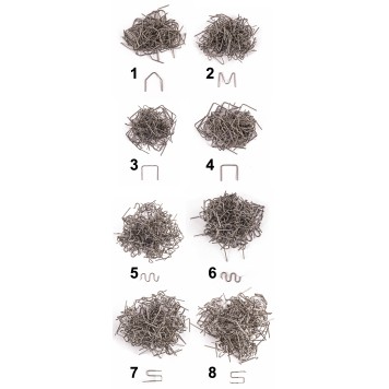 Zszywki DO ZGRZEWARKI PLASTIKU Zszywacz Zestaw 8 Typów 800szt + Etui RTZZP0087
