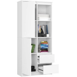 REGAŁ R11 R80 1D 2SZ CLP PK BIAŁY