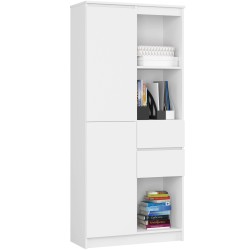 REGAŁ R15 R80 1D 2SZ CLP PK BIAŁY