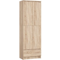 REGAŁ ZAMKNIETY R60 2D 1SZ CLP PK DĄB SONOMA
