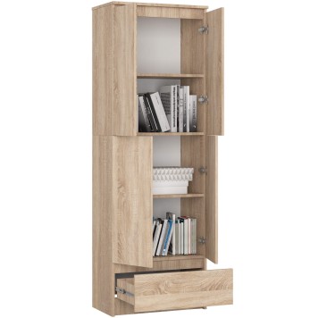 REGAŁ ZAMKNIETY R60 2D 1SZ CLP PK DĄB SONOMA