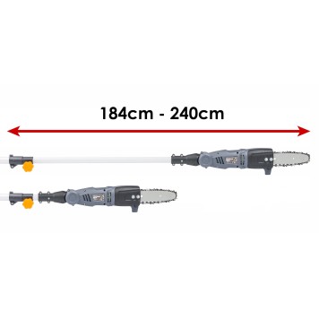 Piła elektryczna na wysięgniku 240cm PM-EPW-1000 - 1000W