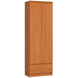 REGAŁ BIUROWY SZAFA R 60 cm CLP 1 SZUFLADA 2 DRZWI OLCHA
