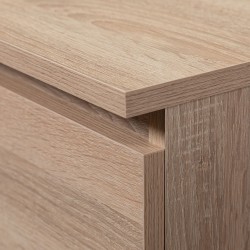 REGAŁ BIUROWY SZAFA R 80 cm CLP 2 DRZWI 8 PÓŁEK DĄB SONOMA