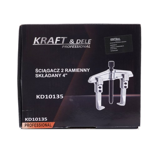 Ściągacz 2-ramienny składany 4'' KD10135